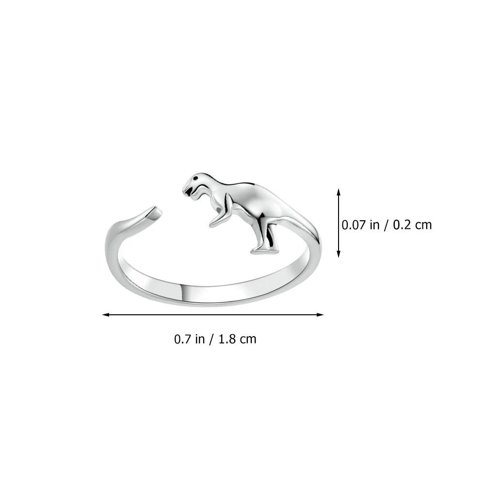 Sterling Silver Dinosaur Ring Animal Open Adjustable European American Men Women Birthday Wedding Party Beach Holiday
Sterling Silver Dinosaur Ring Animal Open Adjustable European American Men Women Birthday Wedding Party Beach Holiday