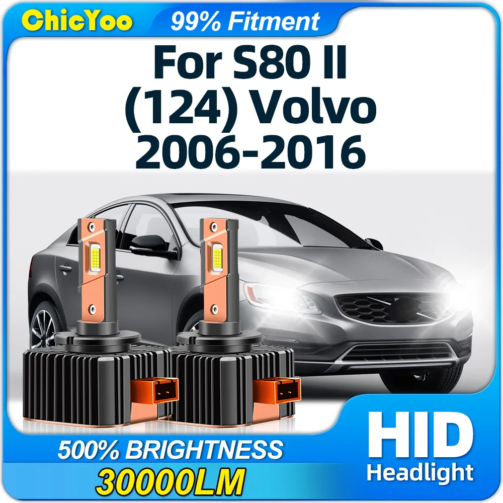 LED Headlights HID Bulbs 30000LM Xenon Headlamps 6000K White Plug&Play For Volvo S80 II (124) 2006-2011 2012 2013 2014 2015 2016
LED Headlights HID Bulbs 30000LM Xenon Headlamps 6000K White Plug&Play For Volvo S80 II (124) 2006-2011 2012 2013 2014 2015 2016