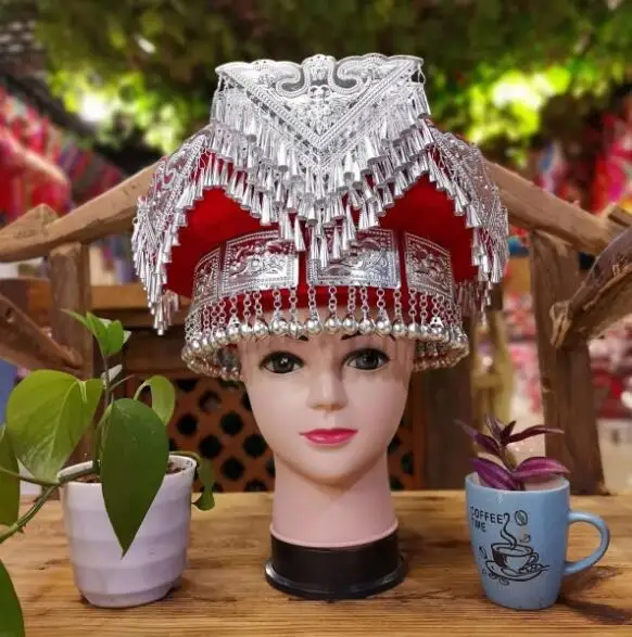Chinese Miao, Yao, Dong Headwear Tujia People Performance Headwear Fashion Accessory
Chinese Miao, Yao, Dong Headwear Tujia People Performance Headwear Fashion Accessory