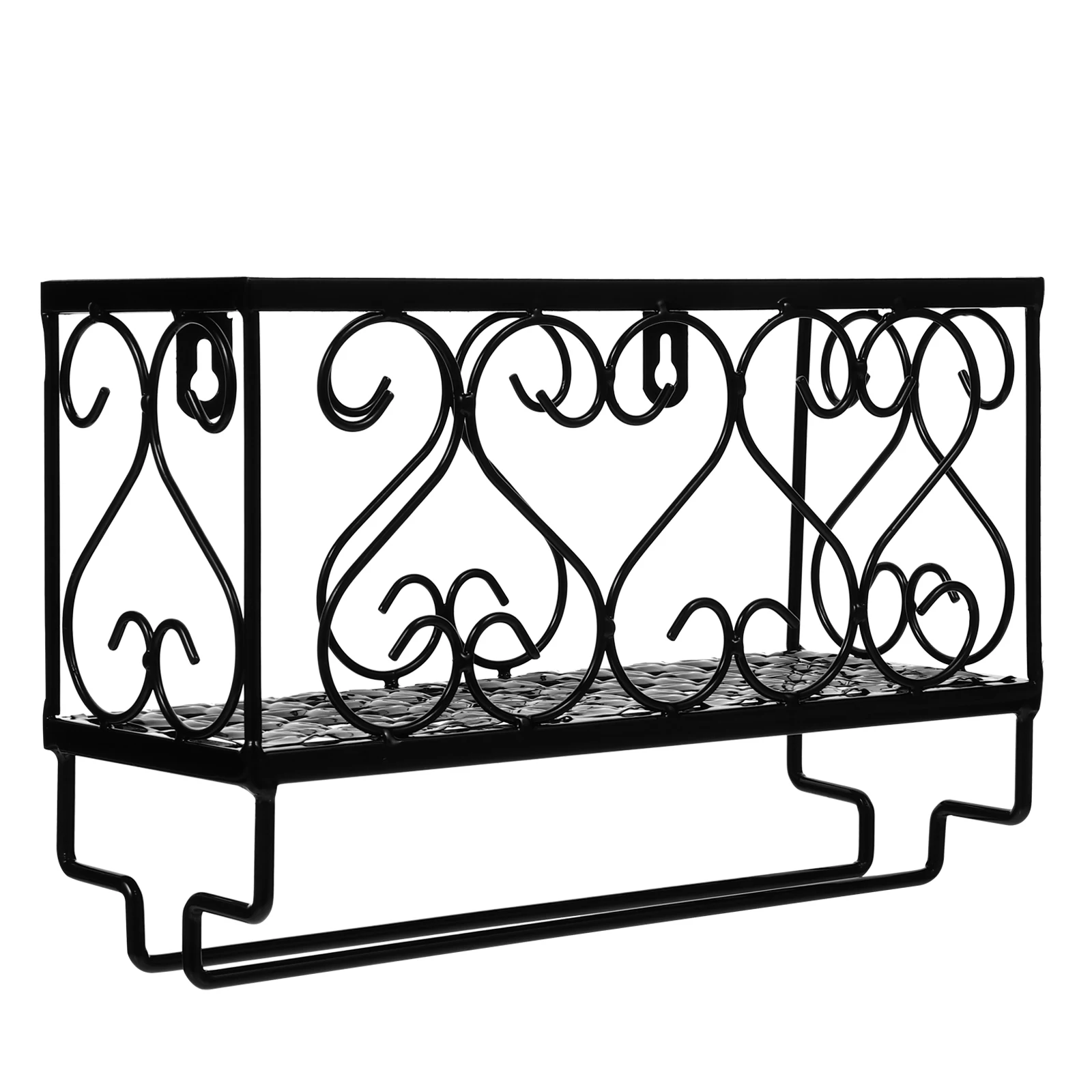 1pc Wall Mounted Glass Rack Iron Wire Stand Bottle Holder Space Saving Shelf Wall Organizer Storage Solution Cup
1pc Wall Mounted Glass Rack Iron Wire Stand Bottle Holder Space Saving Shelf Wall Organizer Storage Solution Cup