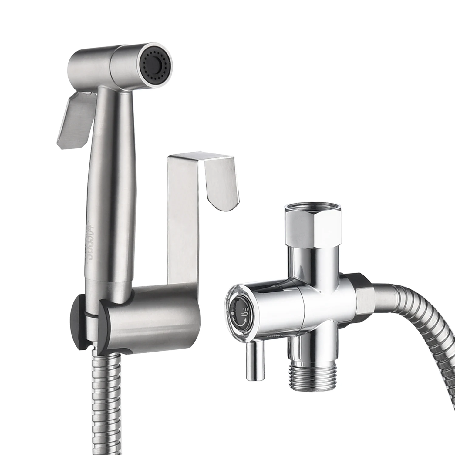 Bidet Sprayer for Toilet - Handheld Cloth Diaper Sprayer, Durable 304 Stainless Steel, Leak-Proof Design
Bidet Sprayer for Toilet - Handheld Cloth Diaper Sprayer, Durable 304 Stainless Steel, Leak-Proof Design