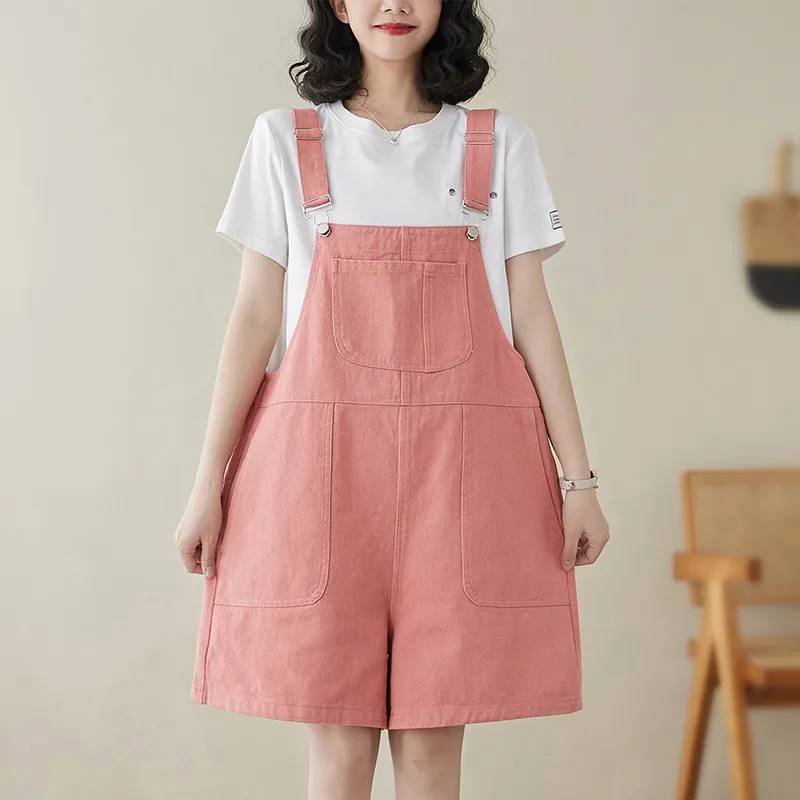 Summer European New Women's Denim Overalls Oversized Workwear Jumpsuit Shorts
Summer European New Women's Denim Overalls Oversized Workwear Jumpsuit Shorts