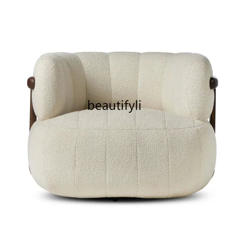 Nordic light luxury lamb wool sofa chair creative single leisure chair clubhouse living room balcony lazy single chairQ
Nordic light luxury lamb wool sofa chair creative single leisure chair clubhouse living room balcony lazy single chairQ