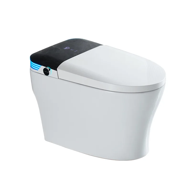 Мгновенный подогрев сидений, автоматический умный унитаз, встроенный резервуар для воды, голосовой пенопластовый экран
Мгновенный подогрев сидений, автоматический умный унитаз, встроенный резервуар для воды, голосовой пенопластовый экран