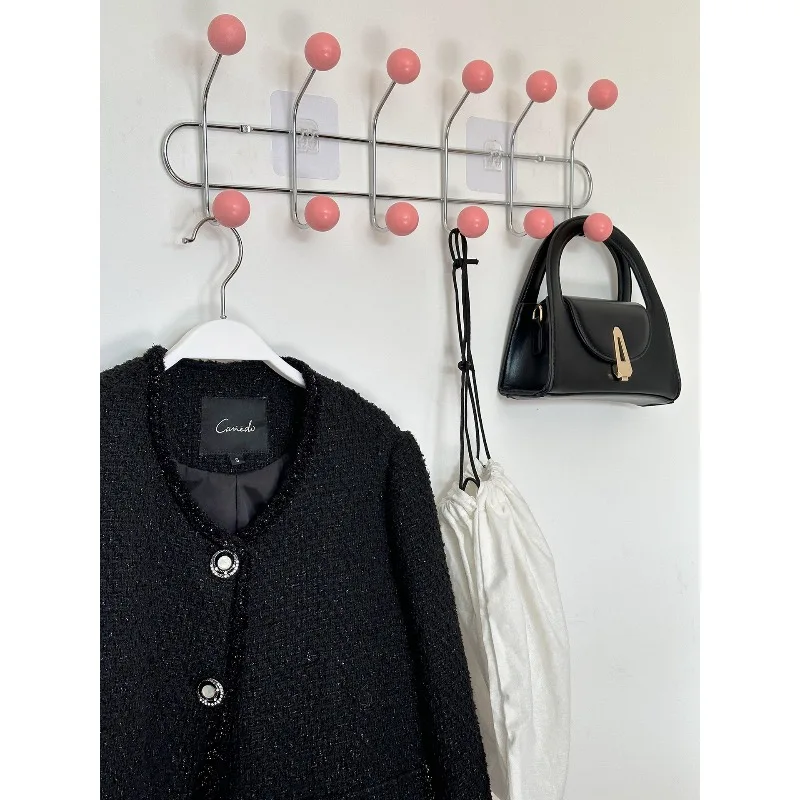 ins household wall seamless hook. Traceless nail wrought iron decorative storage coat hook fitting room. Wardrobe living room
ins household wall seamless hook. Traceless nail wrought iron decorative storage coat hook fitting room. Wardrobe living room