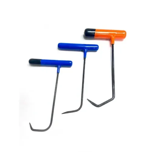 3-Piece PDR Minimal Hook Tools For Car Hail, Small And Body Dent Repair Without Painting
3-Piece PDR Minimal Hook Tools For Car Hail, Small And Body Dent Repair Without Painting