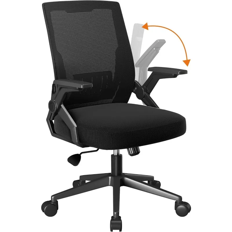 Office Chair with Flip-up Armrests Ergonomic Computer Desk Chair Foldable Mesh Task Chair with Wheels Adaptive
Office Chair with Flip-up Armrests Ergonomic Computer Desk Chair Foldable Mesh Task Chair with Wheels Adaptive