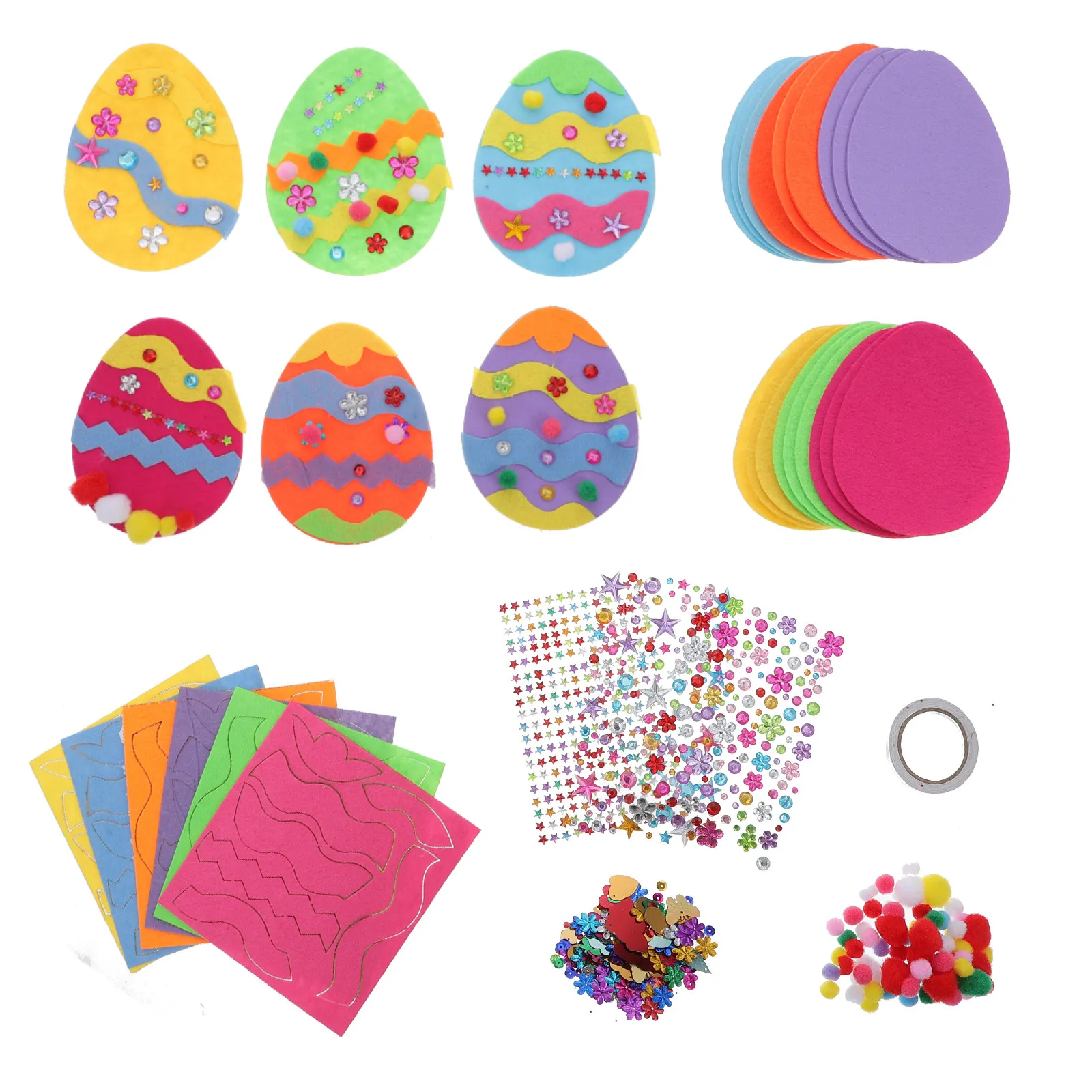 DIY Craft Supplies Crafting Egg Decorations Kit Bunny Theme Crafts Decorating Kits Ornaments
DIY Craft Supplies Crafting Egg Decorations Kit Bunny Theme Crafts Decorating Kits Ornaments