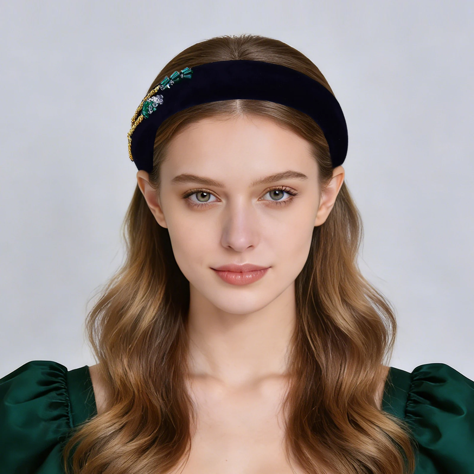 Оптовые новые модные бархатные повязки на голову с кристаллами, женские аксессуары для волос для вечеринок, головные уборы для укладки волос SA93
Оптовые новые модные бархатные повязки на голову с кристаллами, женские аксессуары для волос для вечеринок, головные уборы для укладки волос SA93