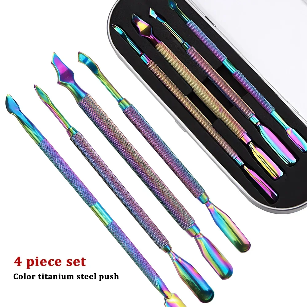 4 Pcs/Set Steel Double-ended Cuticle Pusher Dead Skin Remover Manicure Cleaner Nail Care Tool Nail Art Tool Nail Cuticle Pusher
4 Pcs/Set Steel Double-ended Cuticle Pusher Dead Skin Remover Manicure Cleaner Nail Care Tool Nail Art Tool Nail Cuticle Pusher