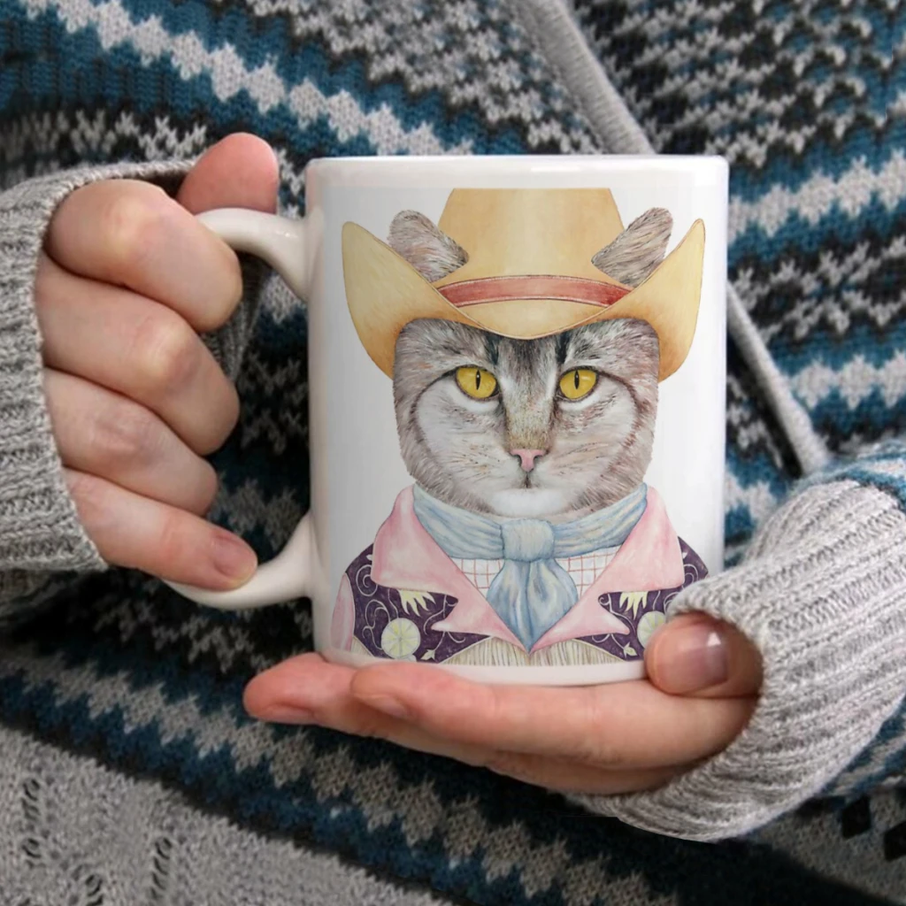 Country CatCoffee Mug Tea Cup 11oz Coffee Cup Funny Birthday Ceramic Mug Personalized Cup 
Country CatCoffee Mug Tea Cup 11oz Coffee Cup Funny Birthday Ceramic Mug Personalized Cup