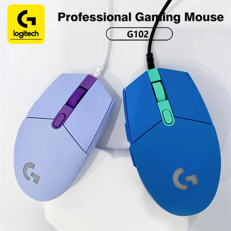 Logitech G203/G102 High Speed Wired Gaming Mouse 8000 DPI Rainbow RGB for Esports Laptop PC Long Cable
Logitech G203/G102 High Speed Wired Gaming Mouse 8000 DPI Rainbow RGB for Esports Laptop PC Long Cable