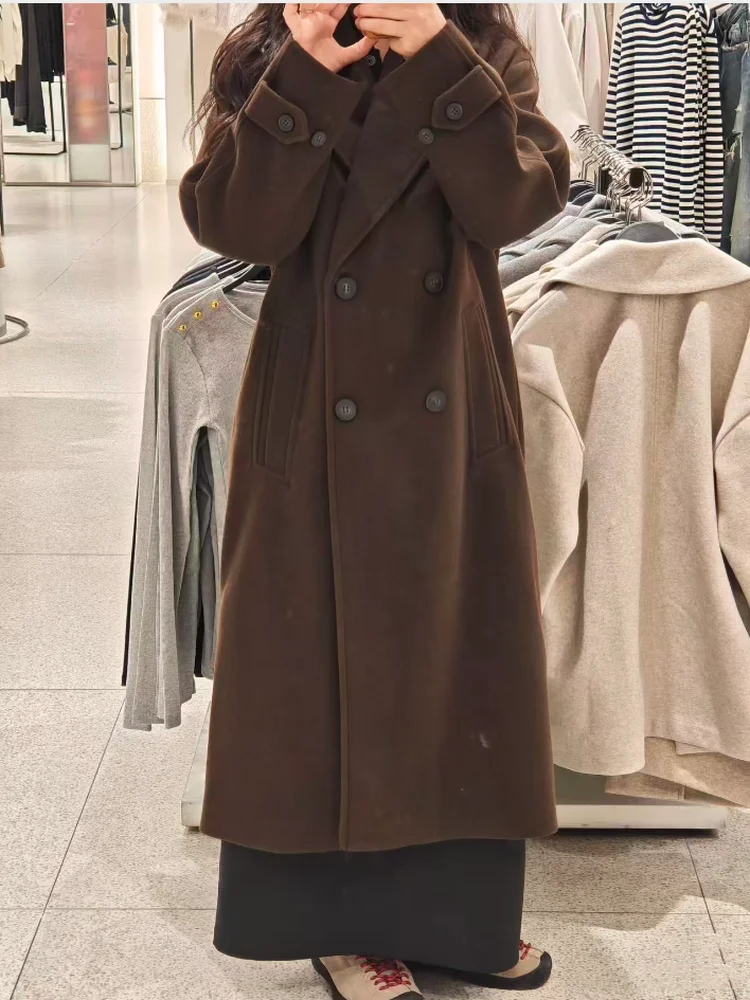 Новинка зимы 2022, свободное длинное пальто с воротником свека, женское мягкое корейское пальто средней длины из полиэфирного волокна
Новинка зимы 2022, свободное длинное пальто с воротником свека, женское мягкое корейское пальто средней длины из полиэфирного волокна