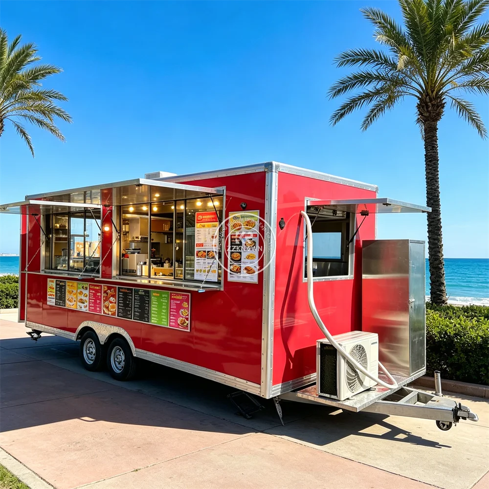 Street Fast Food Trailer Commercial Custom Mobile BBQ Grill Food Truck Catering Trailer Fully Equipped
Street Fast Food Trailer Commercial Custom Mobile BBQ Grill Food Truck Catering Trailer Fully Equipped