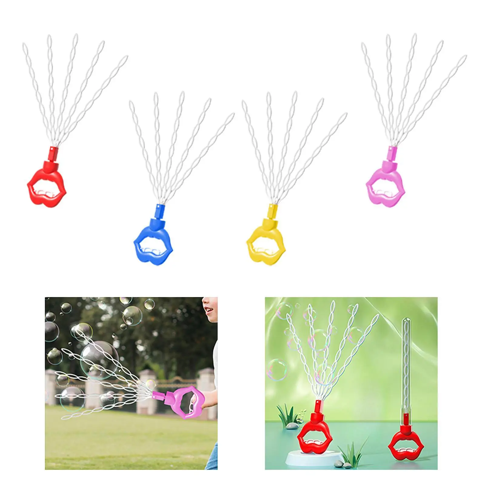 Bubble Wands 40 Hole Supplies Funny Portable Bubbles Maker for Children Kids
Bubble Wands 40 Hole Supplies Funny Portable Bubbles Maker for Children Kids