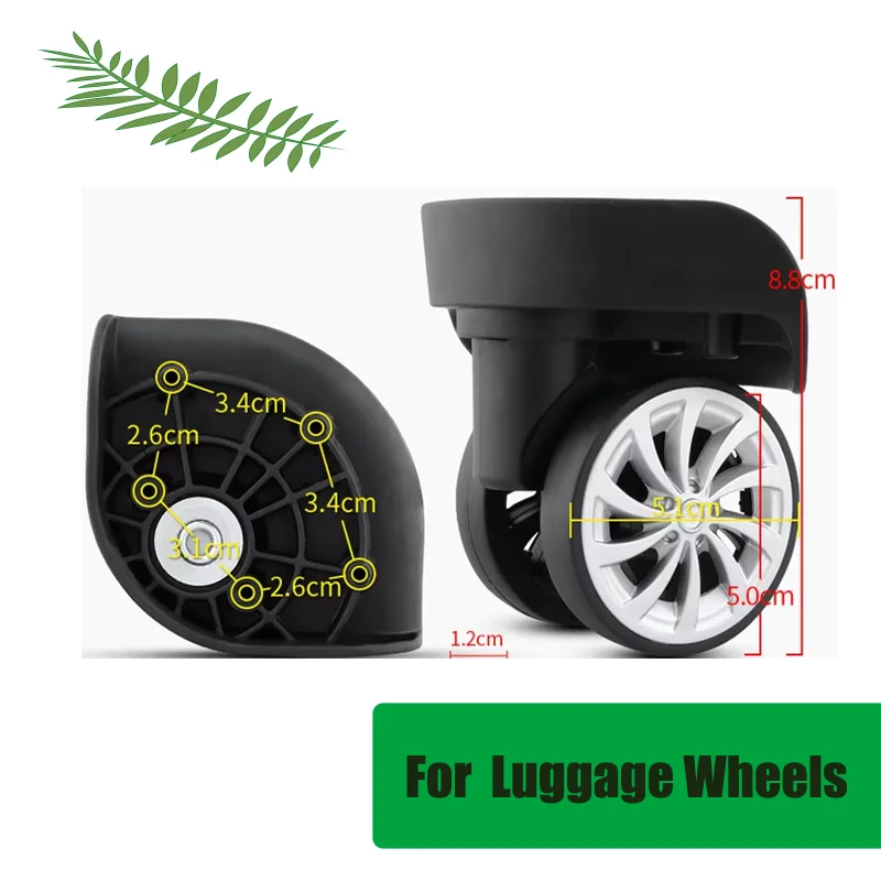 For W315 Silent Wear-resistant Swivel Castors 360-Degree Smooth Rotation Silent Suitcase Wheels Non-slip and Wear-Resistant
For W315 Silent Wear-resistant Swivel Castors 360-Degree Smooth Rotation Silent Suitcase Wheels Non-slip and Wear-Resistant