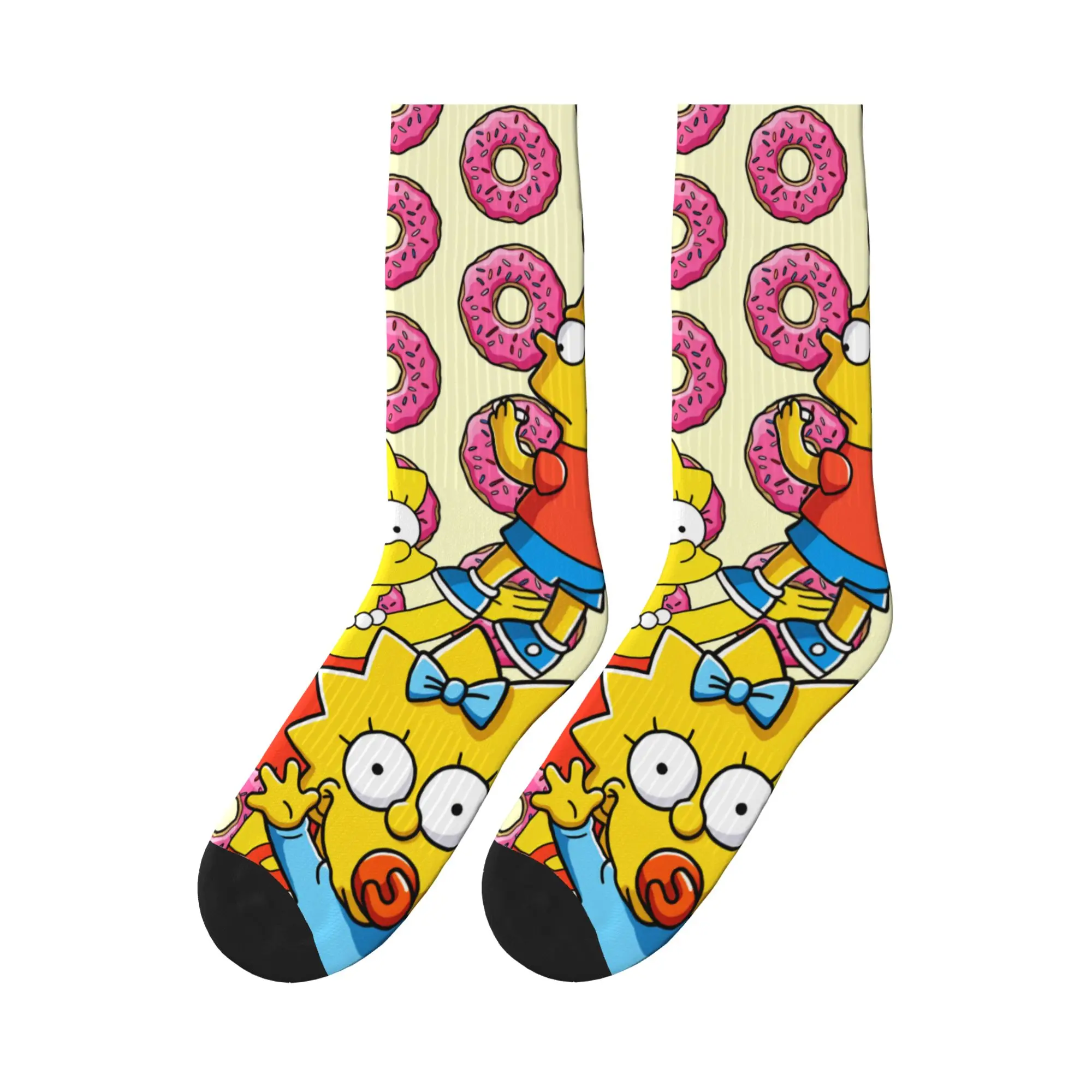 S-Simpsons Family Donut Background Socks Non Slip Stockings Men's Breathable Running Sports Socks Spring Casual Custom Socks
S-Simpsons Family Donut Background Socks Non Slip Stockings Men's Breathable Running Sports Socks Spring Casual Custom Socks