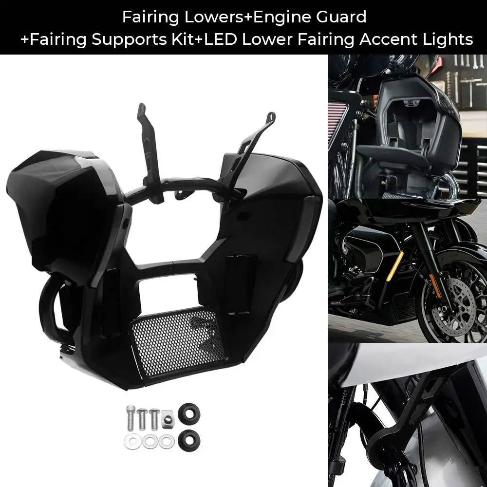 For Harley Street Glide Ultra FLHXU 2025 Fairing Lowers Engine Guard+LED Lower Fairing Accent Lights Fairing Supports Motorcycle
For Harley Street Glide Ultra FLHXU 2025 Fairing Lowers Engine Guard+LED Lower Fairing Accent Lights Fairing Supports Motorcycle
