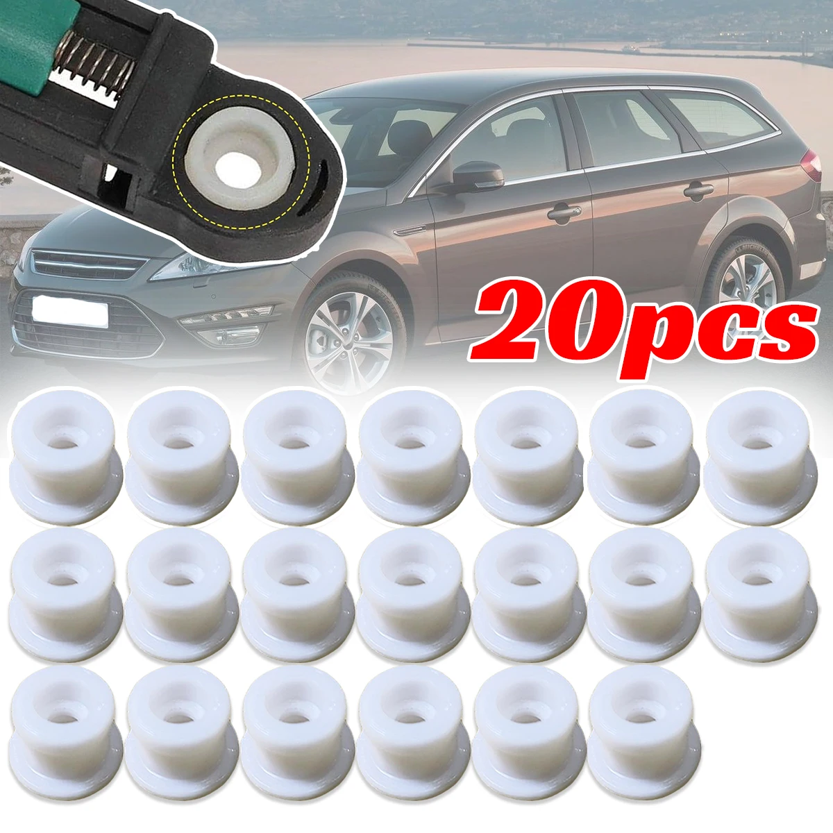 20Pcs Shifter Cable Bushing AT Gear End Connector Bush Fix Sleeve Grommet Repair Kit 13 16 For Ford Mondeo V Fusion Accessories
20Pcs Shifter Cable Bushing AT Gear End Connector Bush Fix Sleeve Grommet Repair Kit 13 16 For Ford Mondeo V Fusion Accessories