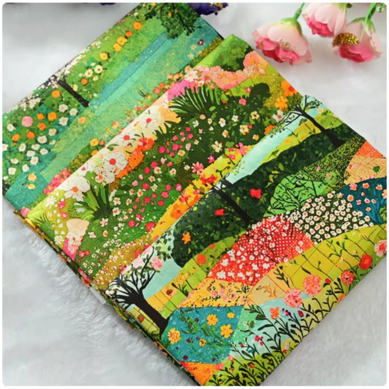 Flower Grass Print, 100% Cotton Plain Fabric, Handmade DIY Bag Garment Cloth, CR-169
Flower Grass Print, 100% Cotton Plain Fabric, Handmade DIY Bag Garment Cloth, CR-169