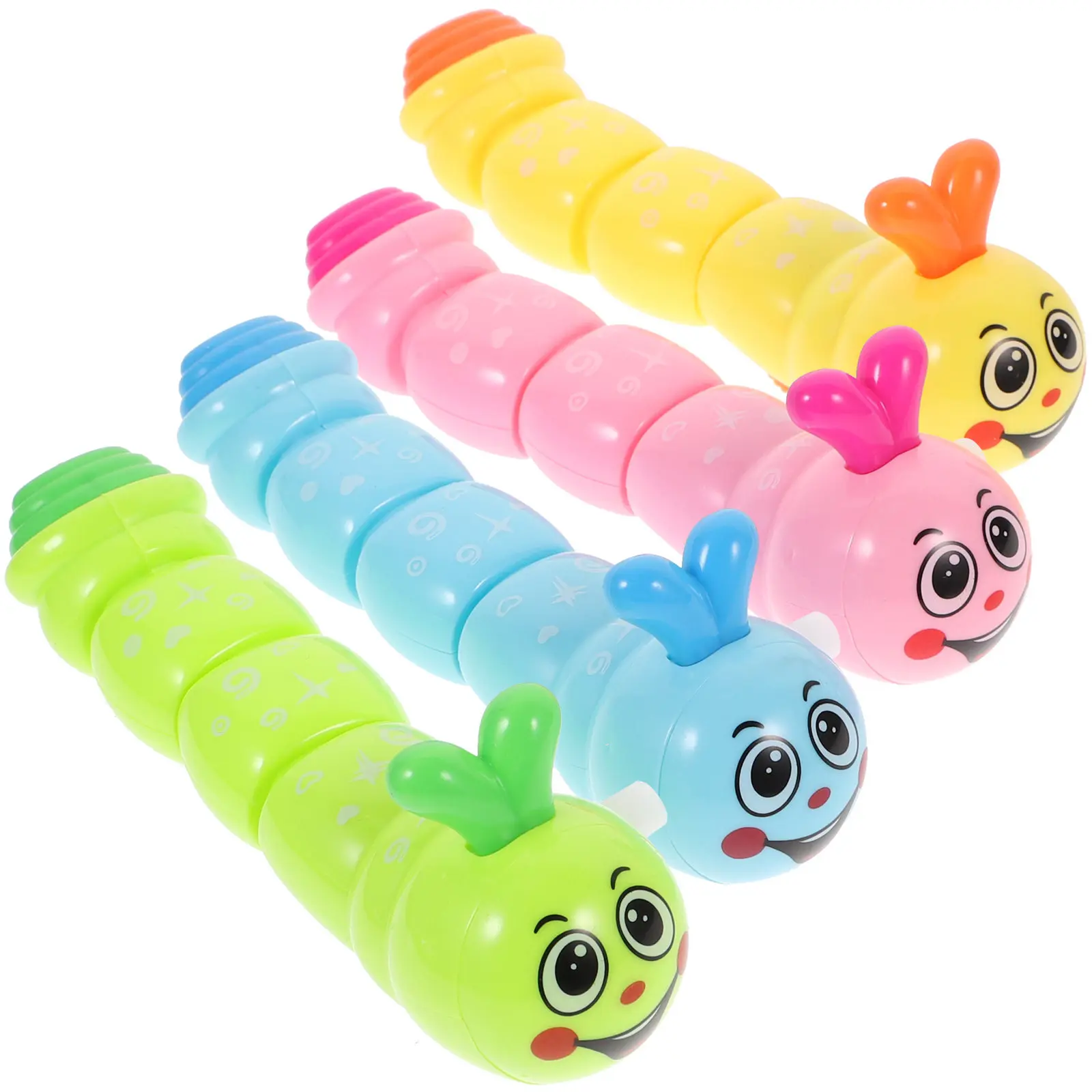 4Pcs Caterpillar Wind-Up Playthings Funny Kids Educational Clockwork Plaything Bright Colorful Children Plaything
4Pcs Caterpillar Wind-Up Playthings Funny Kids Educational Clockwork Plaything Bright Colorful Children Plaything