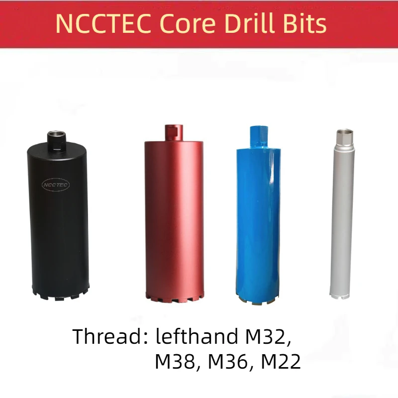 2''-8'' Lefthand M32 M38 M36 M22 Thread Crown Cobalt Diamond core drill bits 50-200mm reinforced concrete Holes Coring machine
2''-8'' Lefthand M32 M38 M36 M22 Thread Crown Cobalt Diamond core drill bits 50-200mm reinforced concrete Holes Coring machine