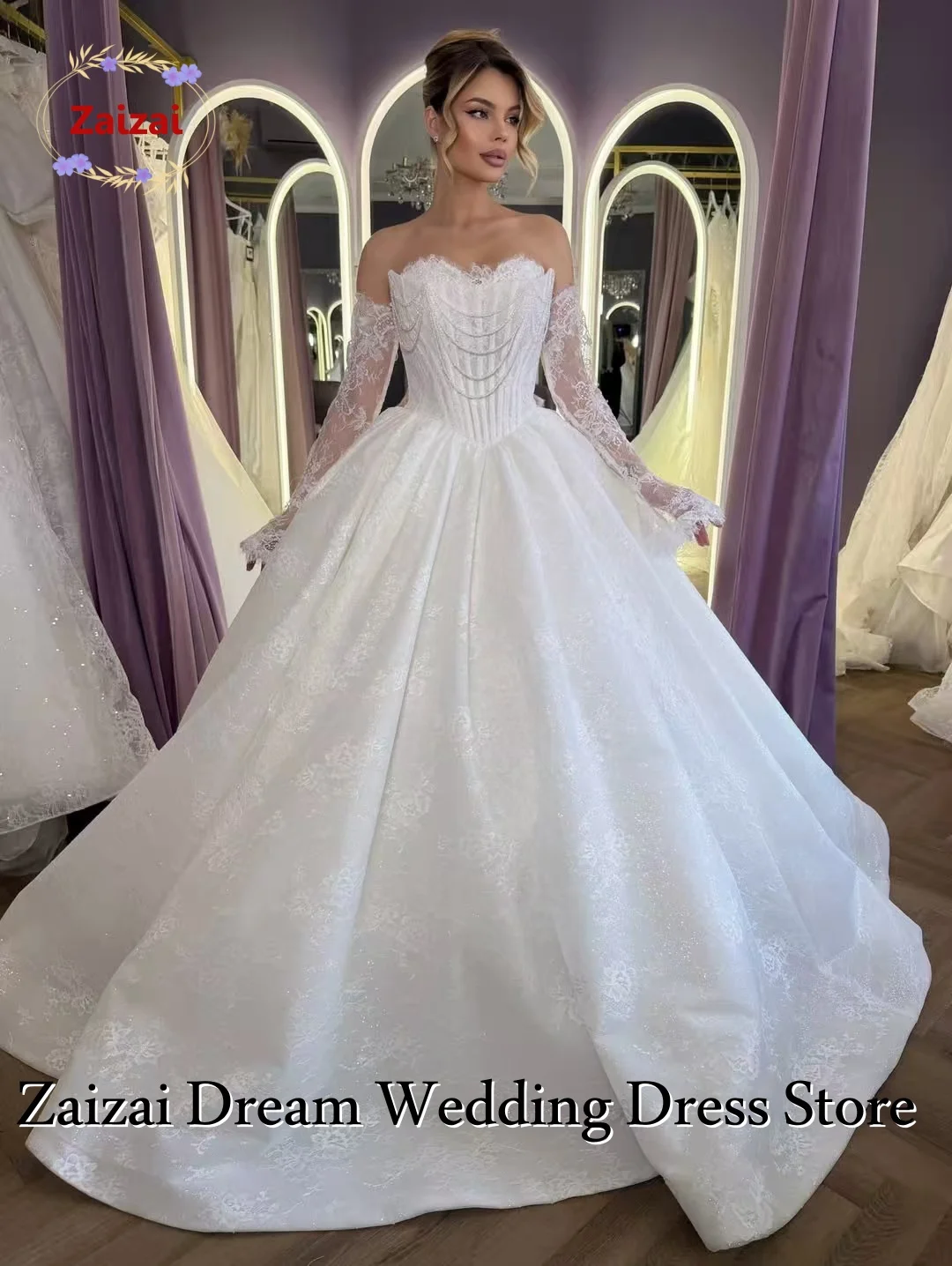 Customized Exquisite Bridal Gowns With Pearl Wedding Dress Vestido De Noiva Plus Size Long Sleeves AmandaNovias Official
Customized Exquisite Bridal Gowns With Pearl Wedding Dress Vestido De Noiva Plus Size Long Sleeves AmandaNovias Official