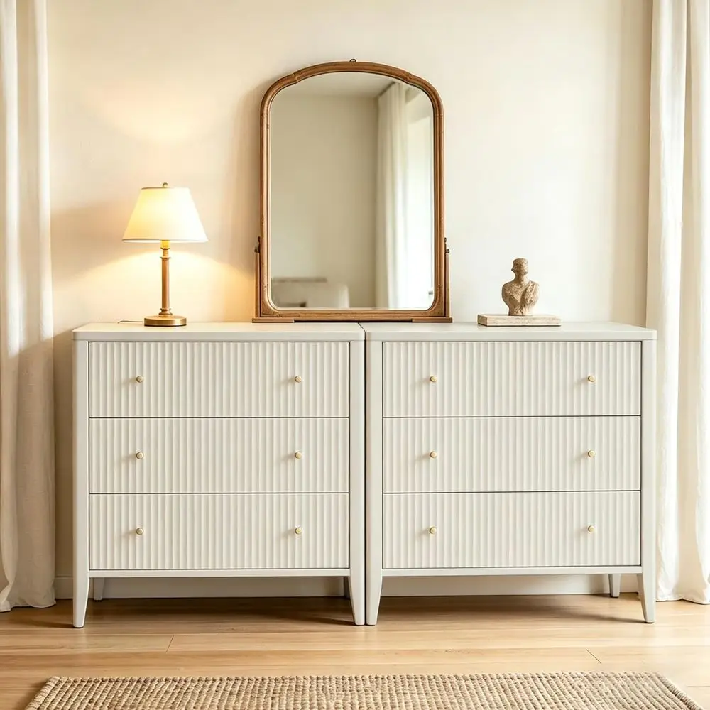 Bedroom Set: 2-Piece with 34 Wide Chest, Nightstand, End Table, Storage Cabinet in Alabaster White
Bedroom Set: 2-Piece with 34 Wide Chest, Nightstand, End Table, Storage Cabinet in Alabaster White