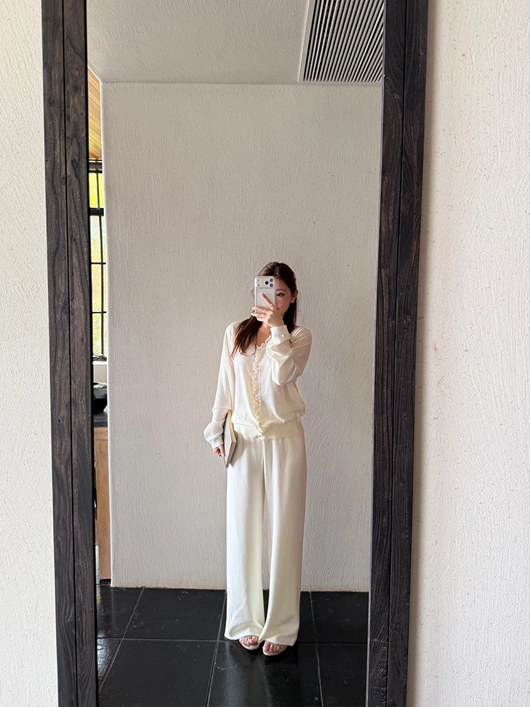 Comfortable Acetate Cashmere Mask Pants Women's Spring Commute Long Pants Casual Straight Leg Pants Minimalist Style Home Wear
Comfortable Acetate Cashmere Mask Pants Women's Spring Commute Long Pants Casual Straight Leg Pants Minimalist Style Home Wear
