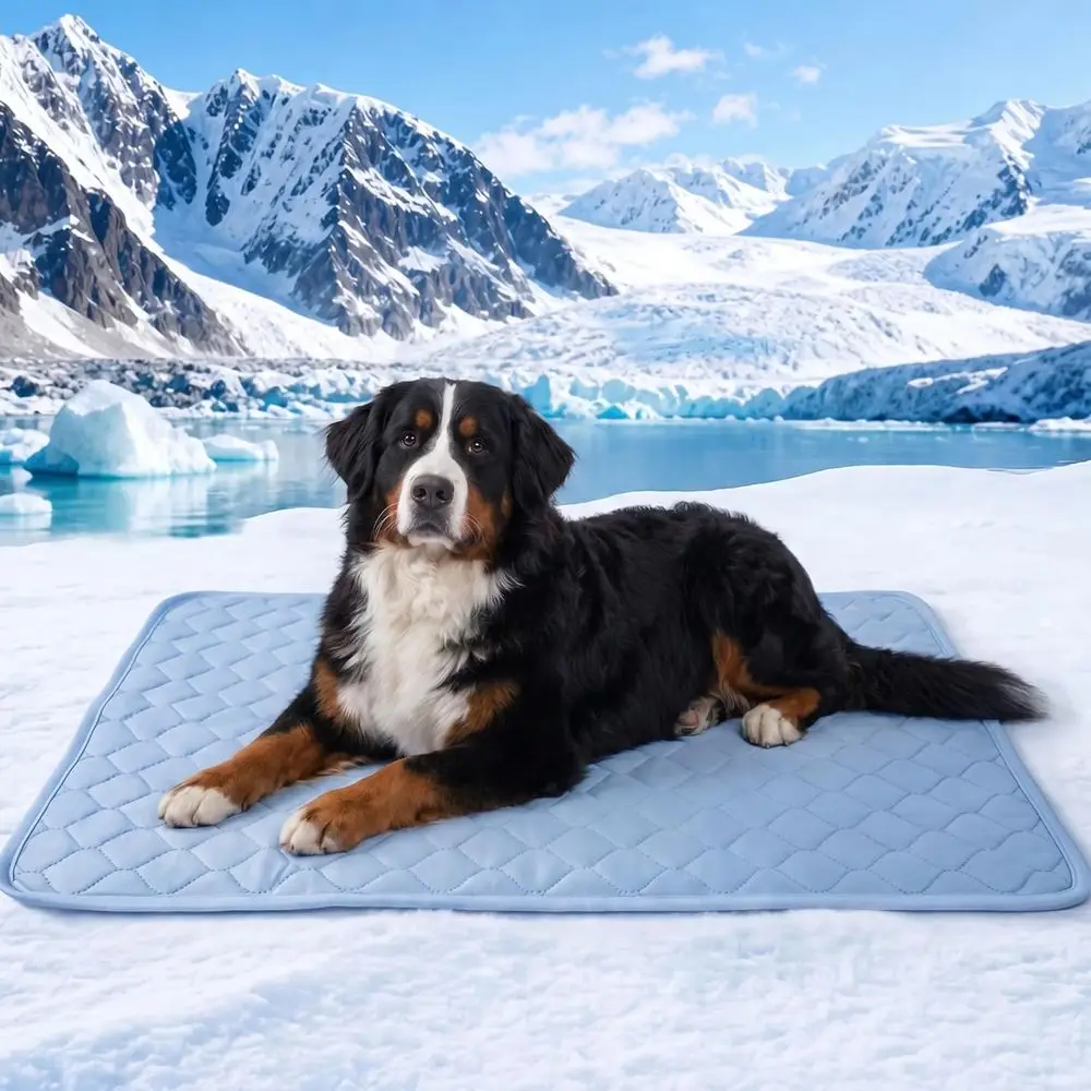 XL Cooling Mat for Large Dogs - 40x50 Washable, Cool Touch Nylon Pet Bed for Summer, Ideal for Floor, Crate, Sofa, Car, Blue
XL Cooling Mat for Large Dogs - 40x50 Washable, Cool Touch Nylon Pet Bed for Summer, Ideal for Floor, Crate, Sofa, Car, Blue