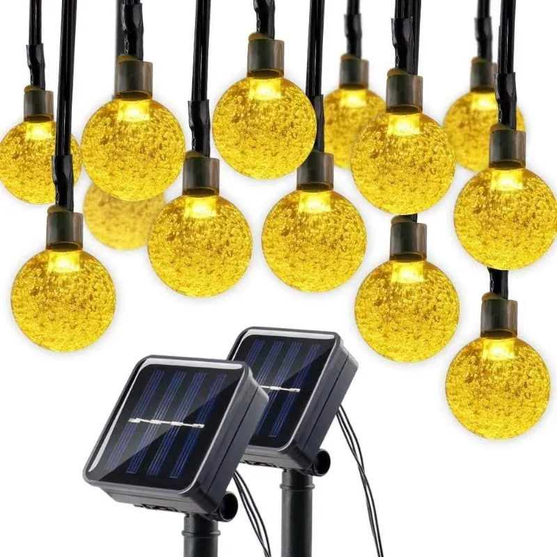 5-32M Crystal Ball Flower Solar Lamp Power LED String Fairy led Lights Solar Garlands Garden Christmas Decor for Outdoor
5-32M Crystal Ball Flower Solar Lamp Power LED String Fairy led Lights Solar Garlands Garden Christmas Decor for Outdoor