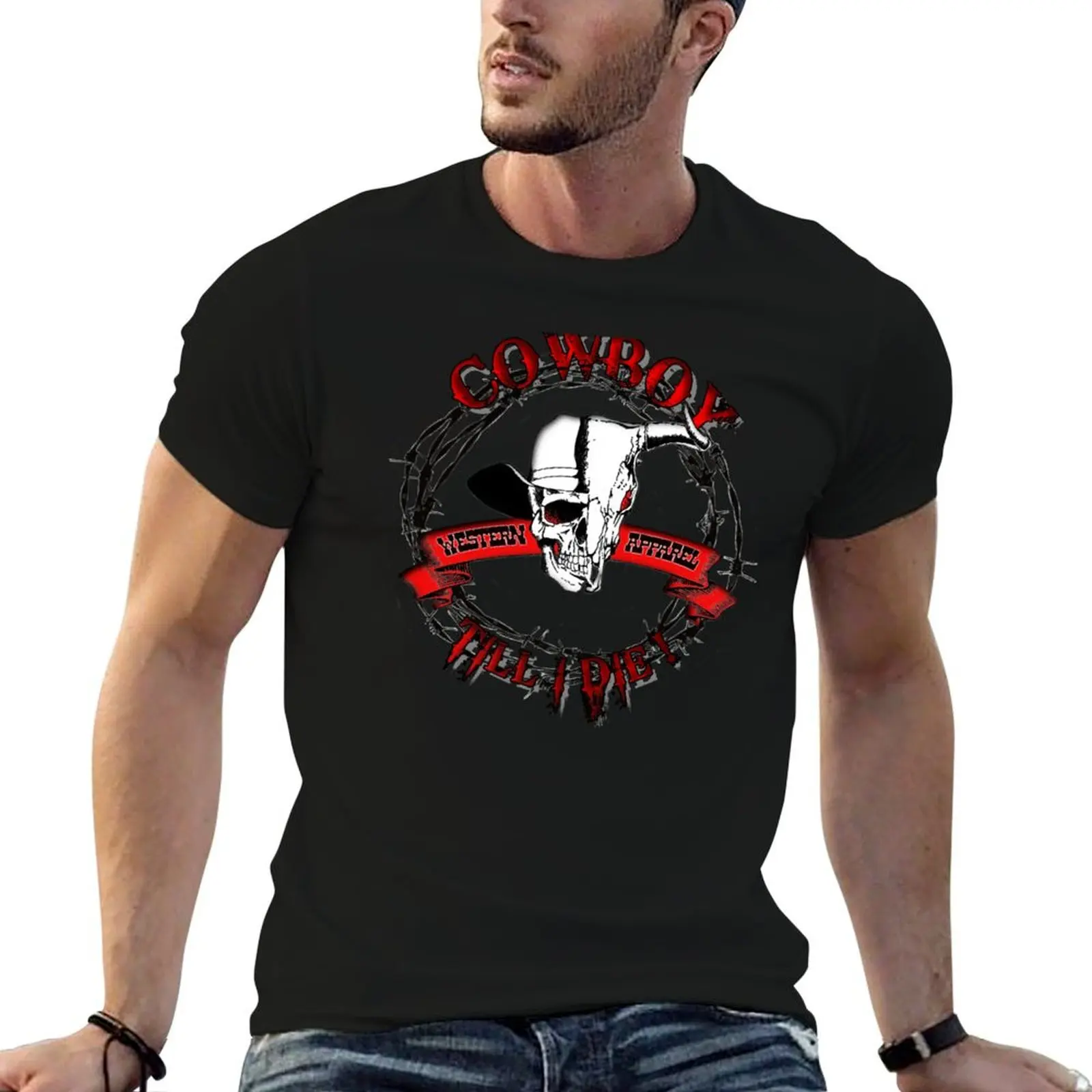 COWBOY TILL I DIE - barbwire T-Shirt t shirt man plain t shirts cotton 100% t shirt custom print T-shirt
COWBOY TILL I DIE - barbwire T-Shirt t shirt man plain t shirts cotton 100% t shirt custom print T-shirt