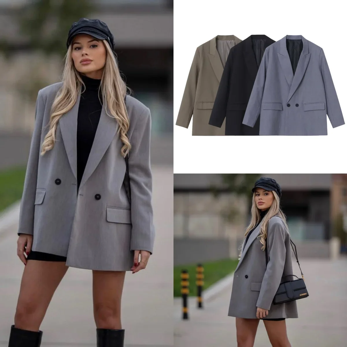 2025 Autumn Chic single-breasted suit jacket Office Lady Long Sleeve Vintage Coat Fashion Casual Outerwear Stylish Tops
2025 Autumn Chic single-breasted suit jacket Office Lady Long Sleeve Vintage Coat Fashion Casual Outerwear Stylish Tops