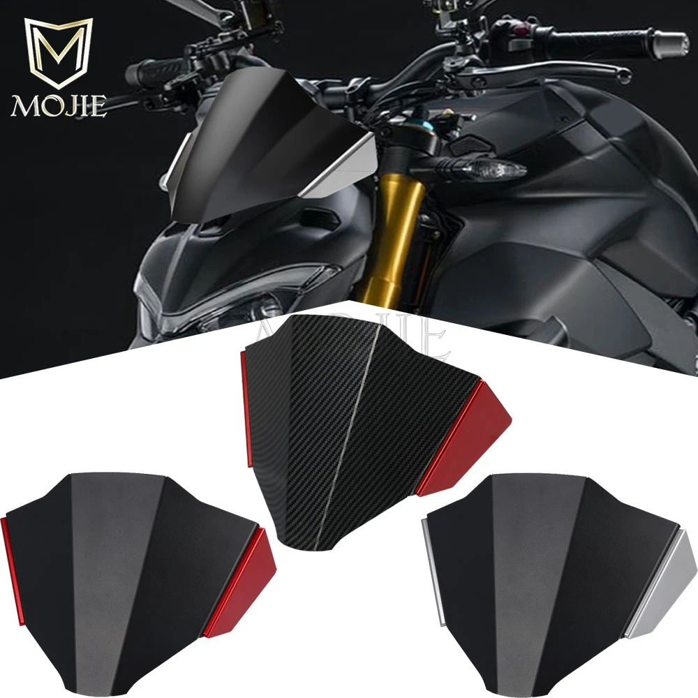 Motorcycle Windscreen Windshield Deflector Wind Guard For Ducati Streetfighter V4S STREETFIGHTER V4 S 2020-2021-2022-2023-2024
Motorcycle Windscreen Windshield Deflector Wind Guard For Ducati Streetfighter V4S STREETFIGHTER V4 S 2020-2021-2022-2023-2024