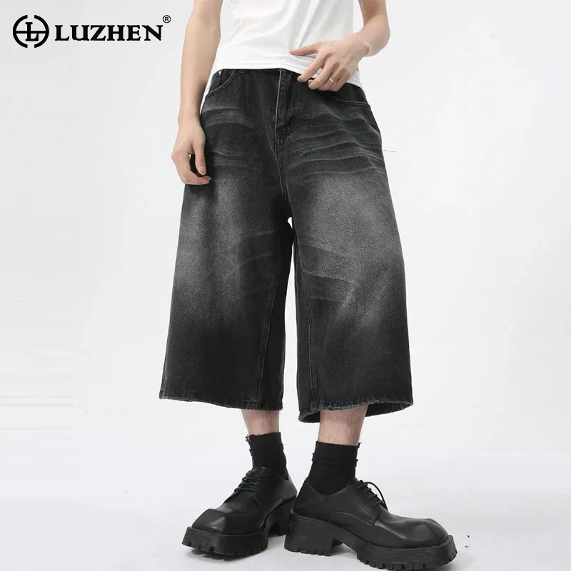 LUZHEN Trendy Washed 2025 Seven Point Autumn Denim Pants Vintage Shorts Street Men's Casual Straight Jeans Niche Design LZ9700
LUZHEN Trendy Washed 2025 Seven Point Autumn Denim Pants Vintage Shorts Street Men's Casual Straight Jeans Niche Design LZ9700