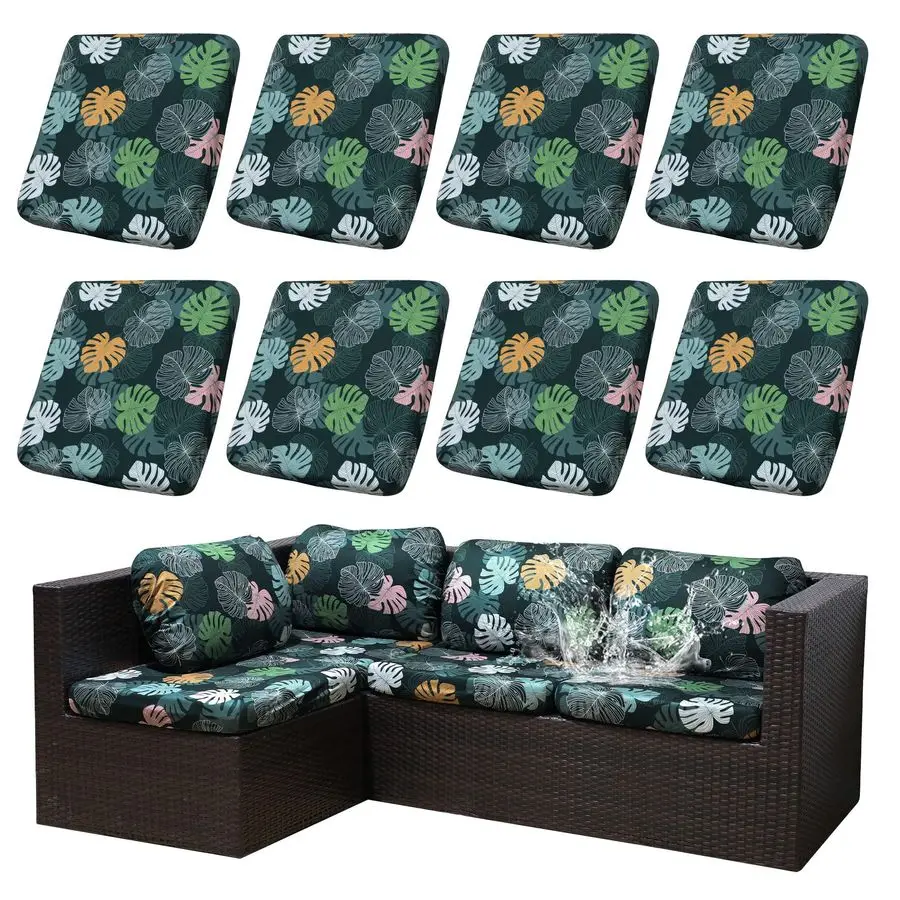 Cushion Covers Set,8PCS Waterproof Patio Furniture Couch Seat Slipcovers, Replacement for Sofa Sectional ChairCoverOnly
Cushion Covers Set,8PCS Waterproof Patio Furniture Couch Seat Slipcovers, Replacement for Sofa Sectional ChairCoverOnly