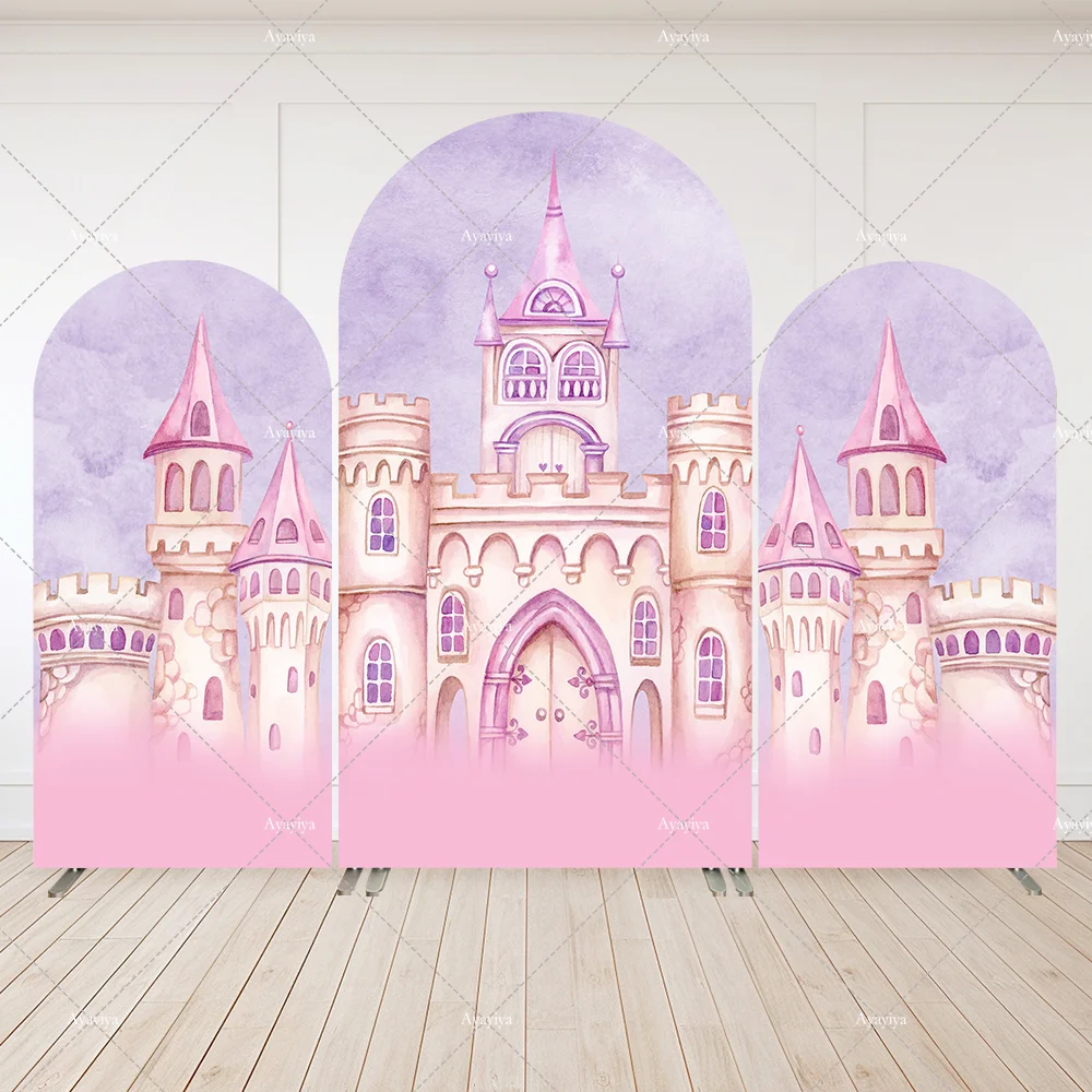Fairy Princess Arch Wall Backdrop for Girls Birthday Party Decoration Supplies Pink Castle Baby Shower Arched Cover Background
Fairy Princess Arch Wall Backdrop for Girls Birthday Party Decoration Supplies Pink Castle Baby Shower Arched Cover Background