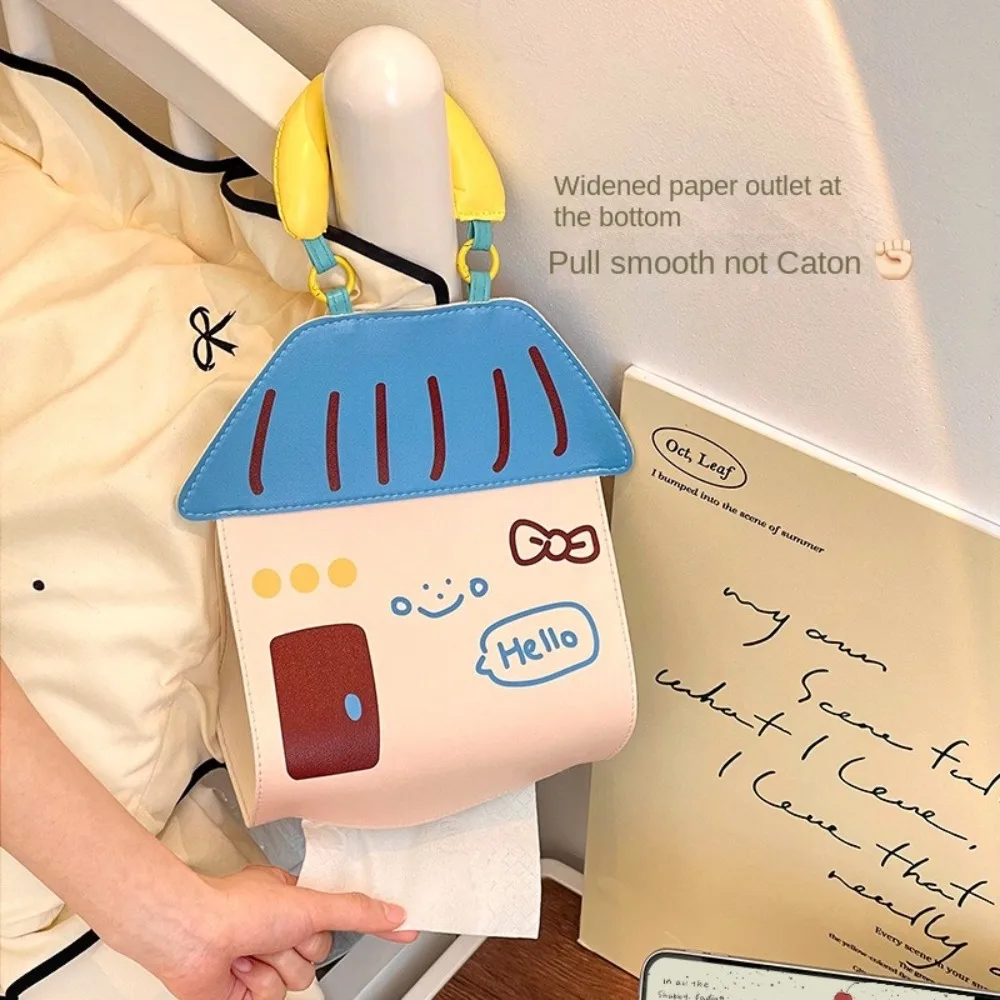 Stylish PU Hanging Tissue Bag Cartoon Portable Bedside Tissue Cover Decorative Car Napkin Box Hotel
Stylish PU Hanging Tissue Bag Cartoon Portable Bedside Tissue Cover Decorative Car Napkin Box Hotel