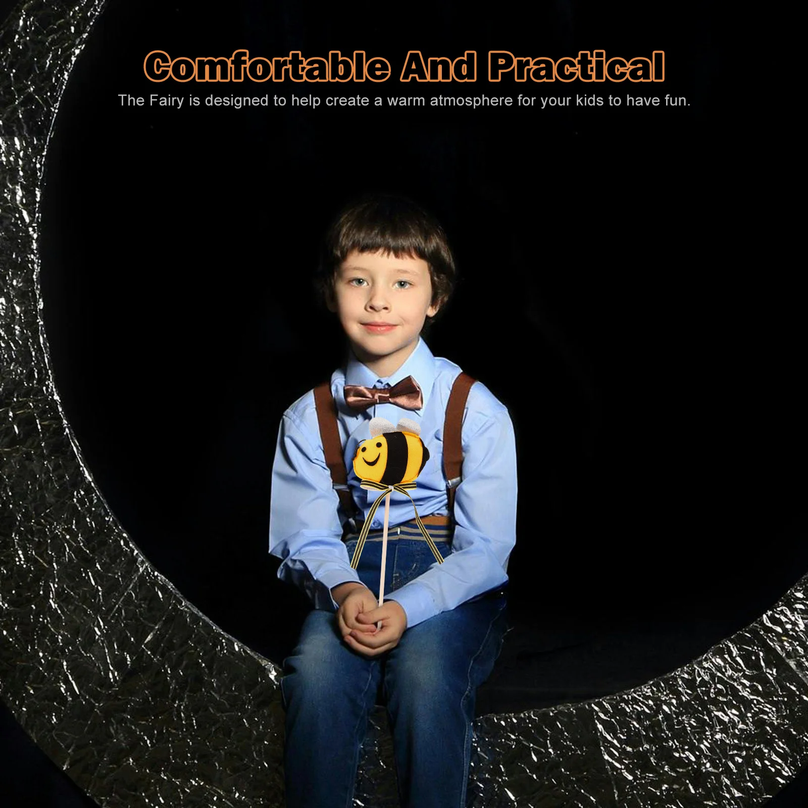 Fairy Wand Light Durable Kids Plaything Birthday Gift Stage Performance Ribbon Design Children Pretend Play Accessory
Fairy Wand Light Durable Kids Plaything Birthday Gift Stage Performance Ribbon Design Children Pretend Play Accessory