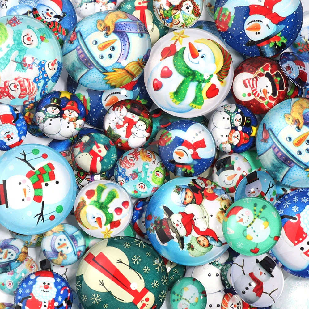 8-25mm 10pcs/lot Cute Christmas snowman cartoon Round photo glass cabochon demo flat back for Making findings Jewellery
8-25mm 10pcs/lot Cute Christmas snowman cartoon Round photo glass cabochon demo flat back for Making findings Jewellery