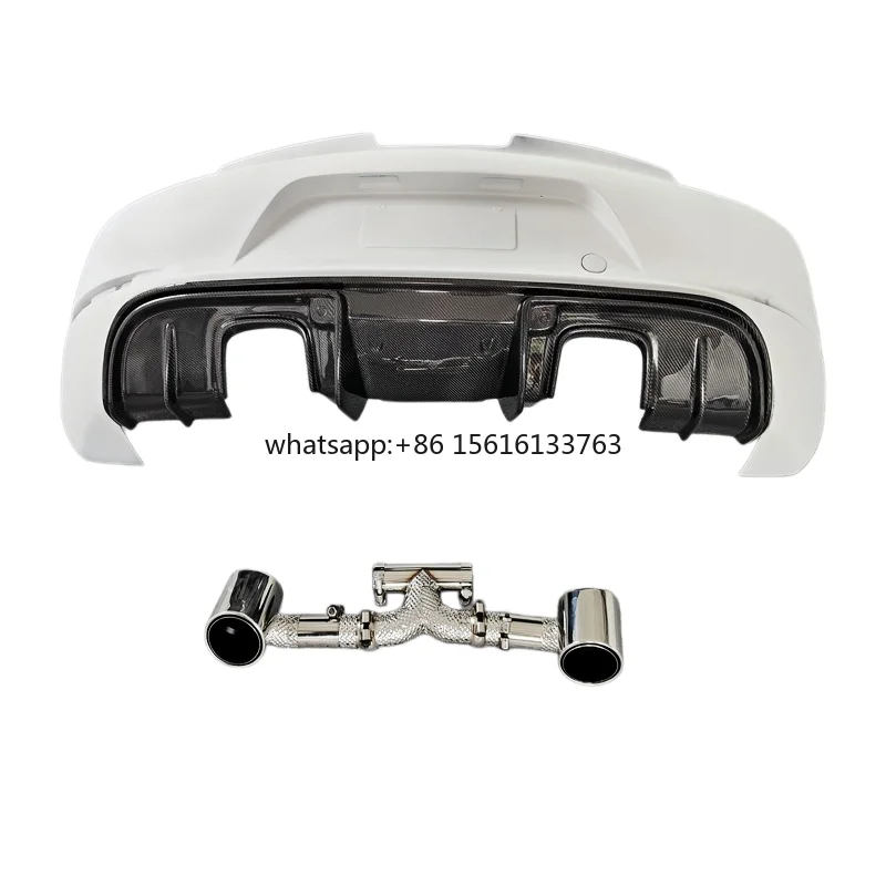 Modified GT4 Style Carbon Fiber Large Body Kit Rear Bumper Exhaust Surround for Porsche 981 Boxster Cayman Tuning Parts
Modified GT4 Style Carbon Fiber Large Body Kit Rear Bumper Exhaust Surround for Porsche 981 Boxster Cayman Tuning Parts