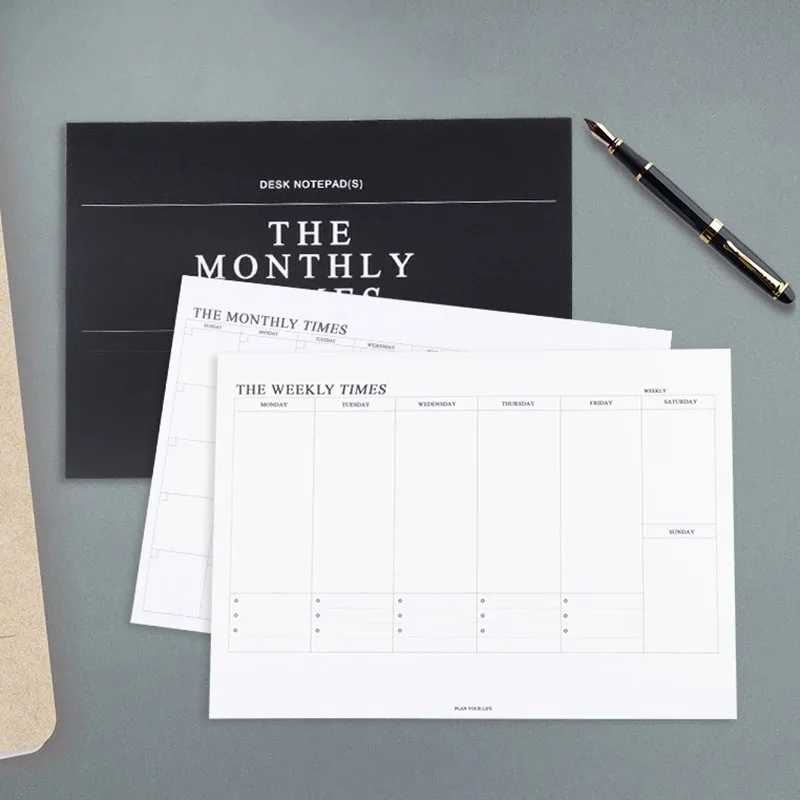 Agenda Planner Schedule Notepad B5 60 Sheets Tearable Notepad Journal Portable Medium Memopad Cute School Supply Stationery
Agenda Planner Schedule Notepad B5 60 Sheets Tearable Notepad Journal Portable Medium Memopad Cute School Supply Stationery