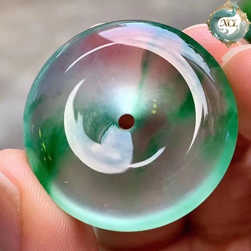 Подвеска с пряжкой из натурального Мьянманского жадеита, плавающий зеленый цветок из ледяного жадеита, амулет счастливого нефрита для женщин
Подвеска с пряжкой из натурального Мьянманского жадеита, плавающий зеленый цветок из ледяного жадеита, амулет счастливого нефрита для женщин