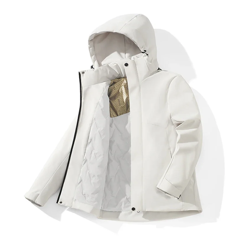 Winter Warm Waterproof Cotton Padded Jacket Men's Hiking Climbing Trekking Skiing Rain Parka Coat Men Windproof Windbreaker Coat
Winter Warm Waterproof Cotton Padded Jacket Men's Hiking Climbing Trekking Skiing Rain Parka Coat Men Windproof Windbreaker Coat