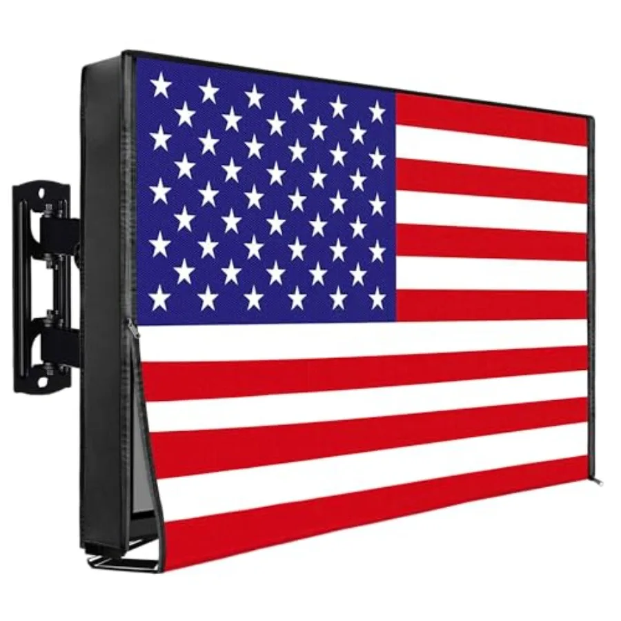 Outdoor TV Cover 60-65 Inch, 600D Heavy Duty 4 Season Weatherproof TV Screen Protector with Waterproof Zipper and Remote Contro
Outdoor TV Cover 60-65 Inch, 600D Heavy Duty 4 Season Weatherproof TV Screen Protector with Waterproof Zipper and Remote Contro
