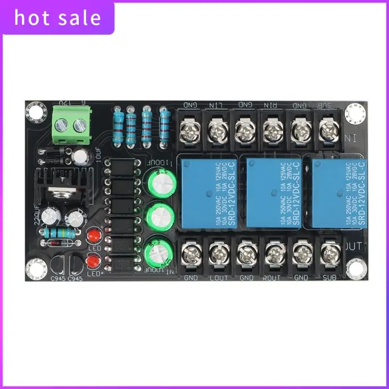 300W Digital Amplifier Speaker Protection Board 2.1 Channel Relay Speaker Protection Module Boot Delay
300W Digital Amplifier Speaker Protection Board 2.1 Channel Relay Speaker Protection Module Boot Delay