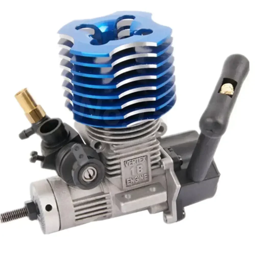 VX 18CXP Vertex 18 Engine Nitro Power 2.74cc With Pull Starter Spark-plug 02060 for 1/10 1/8 RC Model Car Buggy HSP Himoto
VX 18CXP Vertex 18 Engine Nitro Power 2.74cc With Pull Starter Spark-plug 02060 for 1/10 1/8 RC Model Car Buggy HSP Himoto