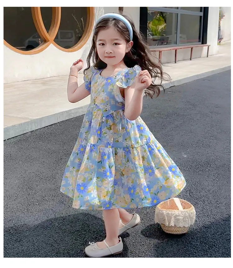 Girls 2026 new summer floral dress children's girls foreign summer dress thin flying sleeves princess skirt
Girls 2026 new summer floral dress children's girls foreign summer dress thin flying sleeves princess skirt