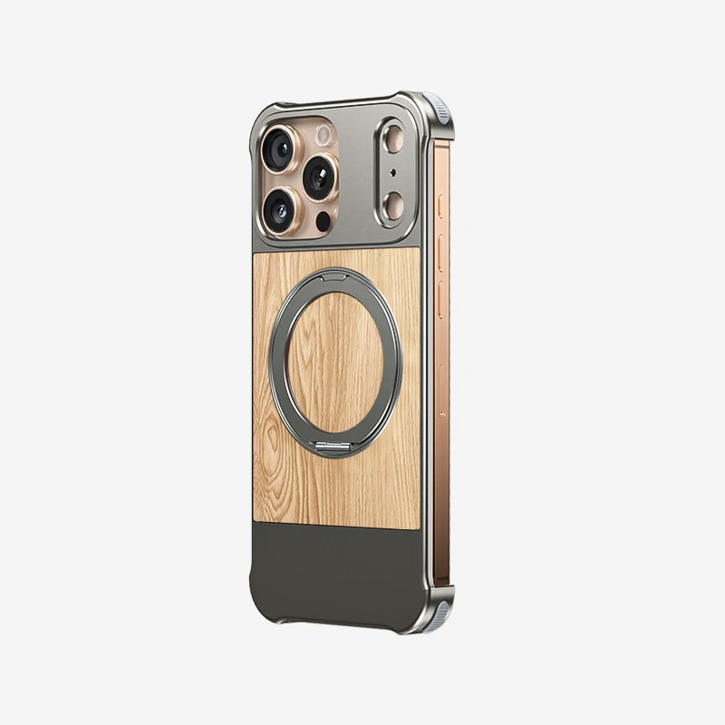 Premium 360°rotating bracket Metal+wood grain leather back cover For iPhone 17 16 15 14 13 Pro Max Fall prevention Phone Case
Premium 360°rotating bracket Metal+wood grain leather back cover For iPhone 17 16 15 14 13 Pro Max Fall prevention Phone Case