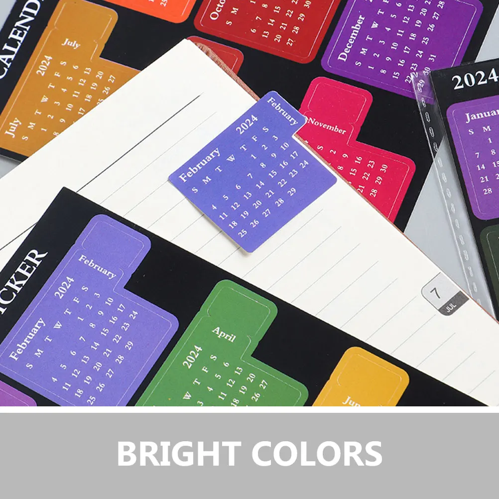 4 Sheets Calendar Notepad Index Colored Self-Adhesive Book Accessories Label Stickers Office Home Use Diy Planner Tabs Portable
4 Sheets Calendar Notepad Index Colored Self-Adhesive Book Accessories Label Stickers Office Home Use Diy Planner Tabs Portable